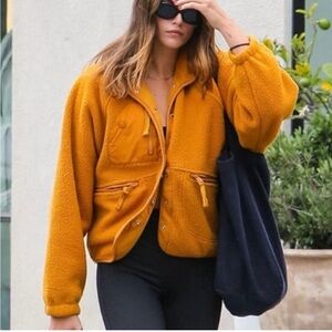 Free People - Hit the slopes fleece jacket XS